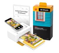 Kodak Dock Plus PD460, stampante fotografica portatile per smartphone, stampa istantanea, 10 x 15 cm, iOS e Android, Bluetooth & Docking, confezione da 80 + 10 carte fotografiche, giallo e