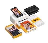 KODAK Dock Plus Stampante Fotografica 10x15cm, 4PASS, 50 Fogli | Bluetooth, iPhone e Android, ricarica durante la stampa, resistente ad acqua, impronte e scolorimento