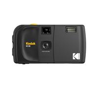 KODAK EC35 - Fotocamera a pellicola da 35 mm, riutilizzabile, senza messa a fuoco, flash integrato, copertura scorrevole, compatibile con principianti (Singolo, Nero mezzanotte)