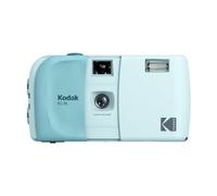 KODAK EC35 - Fotocamera a pellicola da 35 mm, riutilizzabile, senza messa a fuoco, flash integrato, copertura scorrevole, compatibile con principianti (Singolo, Azzurro)