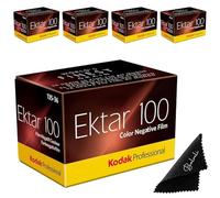 Kodak Ektar 100 - Pellicola a colori da 35 mm, ISO 100, 36 esposizioni a colori per fotocamera da 35 mm, include panno in microfibra Balveli Premium