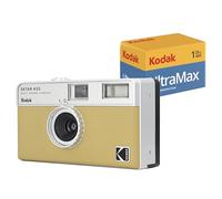 KODAK EKTAR H35 Fotocamera a pellicola half frame, 35 mm, riutilizzabile, senza messa a fuoco, leggera, facile da usare (pacchetto sabbia con pellicola 24exp)
