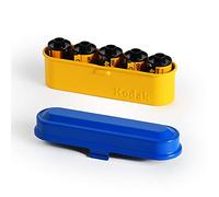 Kodak Film Case - 5 rotoli di pellicola da 35 mm, compatta, in acciaio, per ordinare e proteggere i rotoli di pellicola (Blu) (pellicola non inclusa)