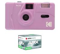 KODAK Fotocamera ricaricabile M35-35 mm, colore viola + pellicola senza iso ISO, cattura i tuoi momenti con eleganza e creatività, l'essenza di ricordi indimenticabili