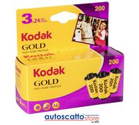 Kodak Gold 200 Gb135-24-h 3 Pack Photo Film Trasparente
