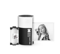 KODAK Memo Shot ERA - Fotocamera digitale istantanea per bambini, con stampante per etichette, colore: Bianco (fotocamera con 1 rotolo di cartuccia per etichette one-touch, colore: Bianco
