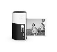 KODAK Memo Shot ERA - Fotocamera digitale istantanea per bambini, con stampante per etichette, colore: Bianco (fotocamera con 1 rotolo di cartuccia per etichette one-touch, colore: Bianco
