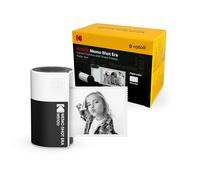 KODAK Memo Shot ERA Regalo di Natale per Bambini Fotocamera Digitale Istantanea e Stampante per Etichette, Bianca (Fotocameta + 1 Rotolo di Carta per Etichette One-Touch + Set di 9 Rotoli di Carta)