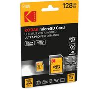 Kodak - Scheda MicroSD da 128 GB, UHS-II U3 V60, ad alta velocità, 300 MB/s in lettura, 160 MB/s in scrittura, video 4 K/8 K, ideale per fotografia e videografia, adattatore SD incluso