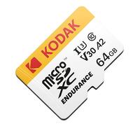 Kodak MicroSD 64 GB ad alta resistenza + adattatore | UHS-I U3 A2 V30