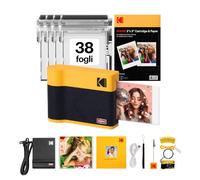 KODAK Mini 3 ERA Stampante Foto 7,6x7,6cm, Kit Regalo, Giallo | Bluetooth, compatibile con iPhone e Android, resistente alle impronte, all’acqua e allo scolorimento