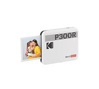KODAK Mini 3 Retro 4PASS Stampante Fotografica Portatile (7.6x7.6cm) + 8 Fogli, Bianco