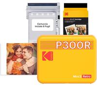 Kodak Mini 3 Retro Stampante Portatile 7,6x7,6cm 68 Fogli Giallo 4PASS WiFi