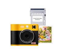 KODAK Mini Shot 3 ERA 4PASS - Fotocamera istantanea 2 in 1, 7,6 x 7,6 cm, 8 fogli, colore: Giallo