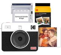 Kodak Mini Shot 3 Retro C300R Fotocamera Istantanea +60 Fogli White