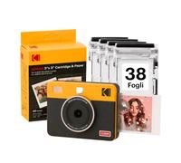 KODAK Mini Shot 3 Retro Fotocamera Istantanea 7,6x7,6cm, 38 Fogli, Giallo | Bluetooth, iPhone e Android, fotocamera 13 MP, anteprima, resistente ad acqua, impronte e scolorimento