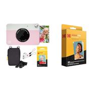 KODAK Pacchetto Base per Fotocamera istantanea Printomatic (Rosa) + Carta Zink (