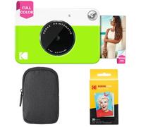 KODAK Pacchetto Base per Fotocamera istantanea Printomatic (Verde) + Carta Zink (20 Fogli) + Custodia Deluxe + Comoda Tracolla