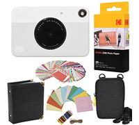 KODAK - Pacchetto Regalo con Fotocamera istantanea Printomatic (Grigia) + Carta Zink (20 Fogli) + Custodia + 100 cornici adesive + cornici da Appendere + Album
