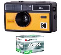 KODAK DA00258 - Confezione per fotocamera KODAK i60 e 1 pellicola 400 ISO a 36 pose, obiettivo ottico 31 mm, adatto per pellicole ISO 200/400/800, per pellicole a colori da 35 mm, giallo