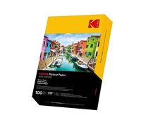 KODAK Picture Paper Vivid 10,2 x 15,2 cm, 100 pezzi, peso 230 g/m², spessore 11,9 mil, carta per immagini dai colori vivaci. Questo prodotto non è compatibile con la stampante KODAK DOCK **"