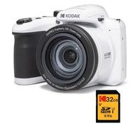 Kodak Pixpro Astro Zoom AZ405 Bridge Camera 20MP Bianco + Scheda SDHC Ultra High Speed U1 32GB