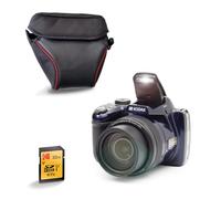 KODAK Pixpro Astro Zoom AZ528 - Fotocamera digitale Bridge, Zoom X52, grandangolo da 24 mm, 16 Megapixel CMOS, LCD da 3", Wi-FI, Rafale 6 i/s, controllo senza fili