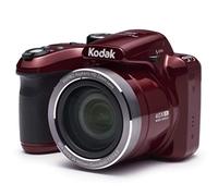 KODAK Pixpro AZ401 - Fotocamera Digitale Bridge 16 MP, Registrazione Video, Grandangolo 24 mm, Schermo LCD 7,6 cm, Panorama 180° - Rosso