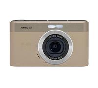 Kodak PIXPRO C1 - Fotocamera digitale con zoom amichevole - 13 MP compatto punto e scatto con schermo LCD da 2,8" inclinabile a 180°, design retrò vintage con zoom 4X e video Full HD 1080p per viaggi