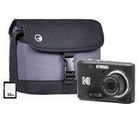 Kodak PIXPRO FZ45 - Borsa a tracolla con scomparto e SD da 32 GB, colore: Nero