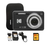 Kodak Pixpro FZ55 - Fotocamera compatta da 16 MP, ottica 5X, 1080p (nero, 4 pezzi)