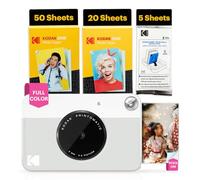 KODAK Printomatic Fotocamera - 75 Fogli - Stampa Zink 2x3” - 5MP, Portatile - Grigia, Fotocamera + 75 fogli