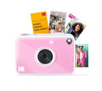KODAK Printomatic+ Fotocamera Digitale Istantanea 10MP con LED RGB, stampa foto a colori su carta Zink 2x3” - Rosa