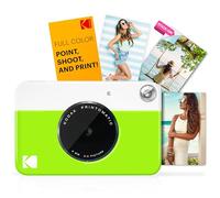 KODAK Printomatic Fotocamera digitale a stampa istantanea a colori - Foto di alta qualità su carta adesiva Zink 2x3" - 5MP, portatile, regalo creativo per compleanno, Natale, feste - Verde