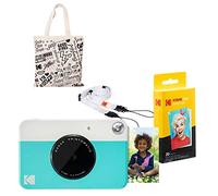 Kodak Printomatic Fotocamera istantanea (Blu) Starter kit con borsa a tracolla