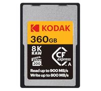 Kodak - Scheda CFexpress Tipo A 360GB - Alta Velocità 1700MBps - Compatibile con fotocamere e video 8K/4K - 6 g - Stoccaggio affidabile e veloce per professionisti