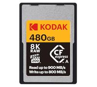 Kodak - Scheda CFexpress Tipo A 480GB - Alta Velocità 1700MBps - Compatibile con fotocamere e video 8K/4K - 6 g - Stoccaggio affidabile e veloce per professionisti