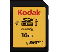 Kodak scheda di memoria SDHC 16GB UHS-I Classe 10 Nero 20 MB/s