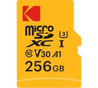 Scheda di memoria Kodak Ultra Perfomance MicroSDXC 256 GB UHS-I U3 V30 A1 con adattatore