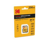 KODAK SD Card 256 GB UHS-II U3 V90 SDXC ULTRA PRO Performance