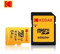 Emtec MicroSDXC capacità 64 MicroSDXC Class 10 memoria flash-Scheda di memoria da MicroSDXC, Nero, Rosso, Giallo, Class 10, scheda SD, bulbo)