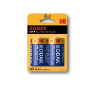 KODAK Set di 2 Batterie alcaline MAX LR20/D - 1,5V