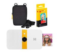 KODAK Smile Fotocamera Digitale con Stampa istantanea (Bianco/Giallo) Kit Custodia Morbida
