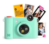 KODAK Smile+ Fotocamera Digitale Istantanea 2-in-1 e Stampante Fotografica Wireless Bluetooth, 10 MP, Obiettivo Rotante con Effetti Speciali, Foto Zink 2x3" (5,1x7,5 cm) con Retro Adesivo, Verde