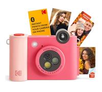 KODAK Smile+ Fotocamera Digitale Istantanea 2-in-1 e Stampante Fotografica Wireless Bluetooth, 10 MP, Obiettivo Rotante con Effetti Speciali, Foto Zink 2x3" (5,1x7,5 cm) con Retro Adesivo, Fucsia