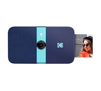 KODAK Smile Stampa Istantanea Fotocamera Digitale, Slide-Open 10MP, con Stampante ZINK 2x3, Schermo, Messa a Fuoco Fisso, Auto Flash e Photo Editing, Blu