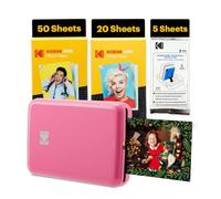 KODAK Step Stampante Foto - 75 Fogli - Mini Wireless - Zink 2x3” - Bluetooth - Rosa, Stampante + 75 fogli