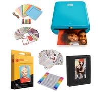 KODAK Step - Stampante fotografica istantanea con Bluetooth/NFC, tecnologia Zink (blu), set regalo