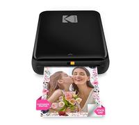 KODAK Step Stampante fotografica istantanea per smartphone - Mini portatile wireless a colori - Foto adesive Zink 2x3” - Bluetooth compatibile con iOS e Android - App di editing divertente - Nero