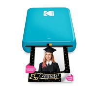KODAK Step Stampante fotografica istantanea per smartphone - Mini portatile wireless a colori - Foto adesive Zink 2x3” - Bluetooth compatibile con iOS e Android - App di editing divertente - Blu